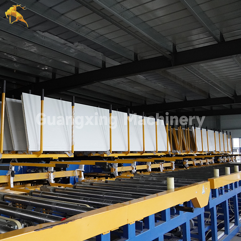 Cooling System for Sandwich Panel Production Line